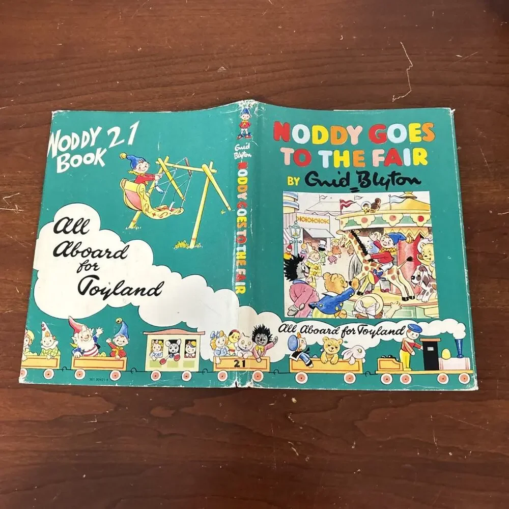 Noddy Goes to the Fair Enid Blyton First Edition 1960 Hardcover DJ Great Britain
